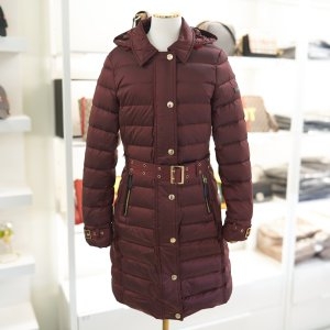 버버리 애쉬모어 롱패딩 점퍼 80154681 버건디 패딩 여자 친구 선물 아이템