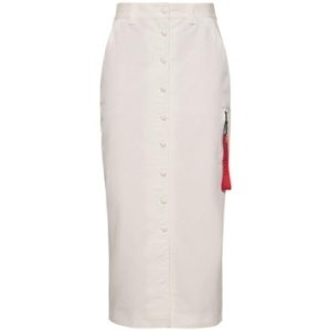 페라리 버튼 코튼 미디 스커트 B0061052016