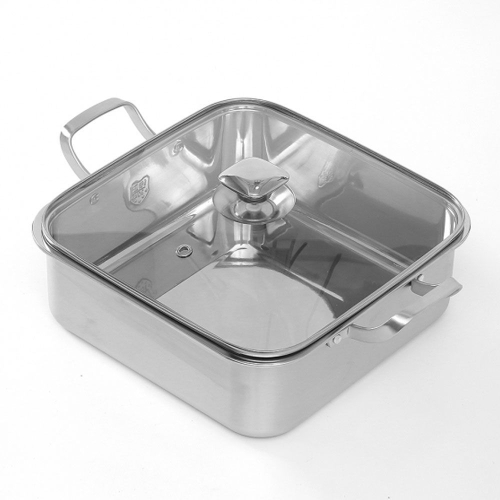 사각  스텐 샤브샤브 전골냄비 인덕션 통냄비 304