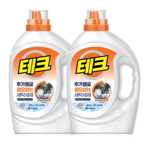 테크 추가헹굼 필요없는 세탁세제 겸용 2.7L