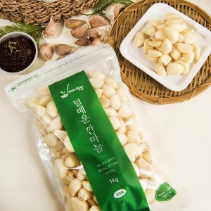 우체국쇼핑  무안 김정환님의 깐마늘1kg 01. 덜매운 깐마늘 소