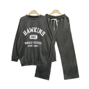 리빌모아 남자 호킨스 니트 밴딩팬츠 맨투맨 와이드 바지 상하의세트DJ SETA SGQQM781M280 진차콜 트렌디 감성의 스마트한..