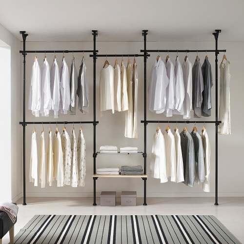 롯데알미늄 이지온 국민튼튼 혼합선반 행거 EOB-407MW