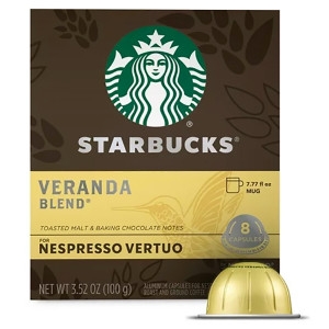 스타벅스  네스프레소 버츄오 8캡슐 커피 베란다