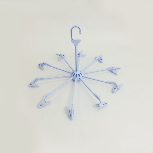 정품산업  국산 집게형 빨래건조대