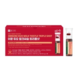 종근당건강 이뮨 듀오 밀크씨슬 트리플샷 7병