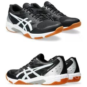 아식스 배구화 젤 로켓11 볼넓은 안정성 입문자 초보 논슬립 스쿼시화 블랙 1073A066