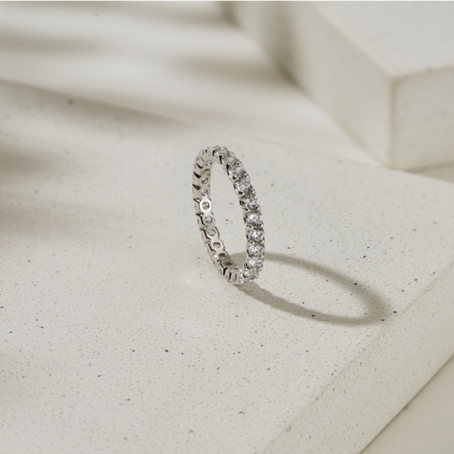 미니골드  김천점 14K 18K DIA 랩-2.3 다이아몬드 테니스 이터니티 2.3mm 반지 RAAM4010L 소중한 순간을 더욱 특..