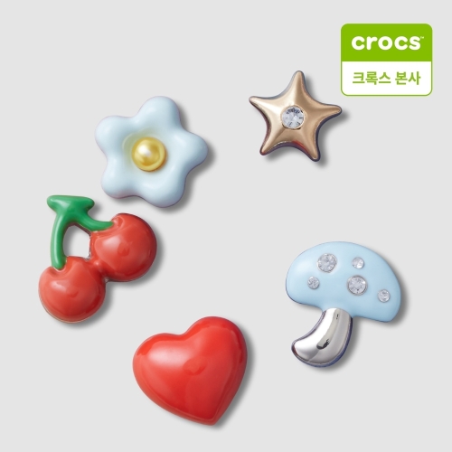 크록스 폭신한 메탈 5개 세트_10012934