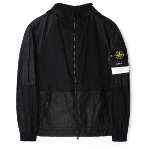 스톤아일랜드 명품 스톤 나일론메탈 후드 바람막이 블랙 801542020 80