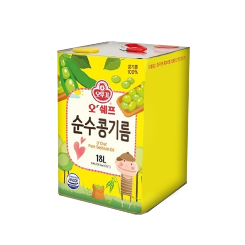 오쉐프 순수콩기름 18L