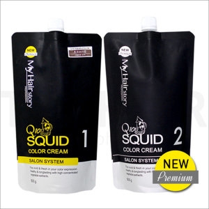 마이헤어스토리 오징어 먹물 트리트먼트 컬러 크림