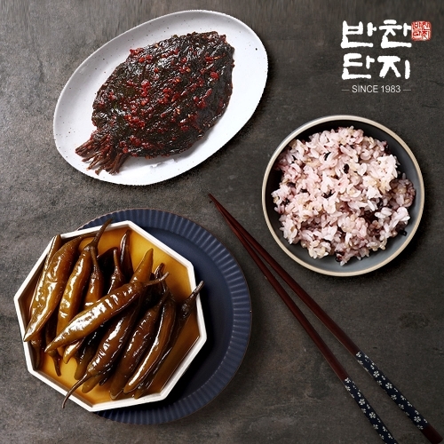 반찬단지  청양간장고추 1kg + 고추무침 1kg