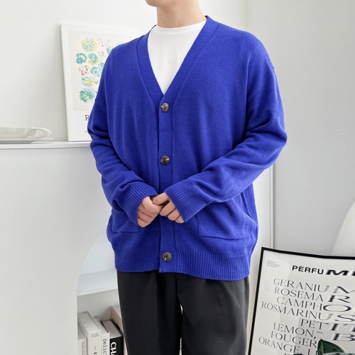 리빌모아 남자 오버핏 브이넥 남자가디건 가디건DJ-CA-SOTT1022-코랄