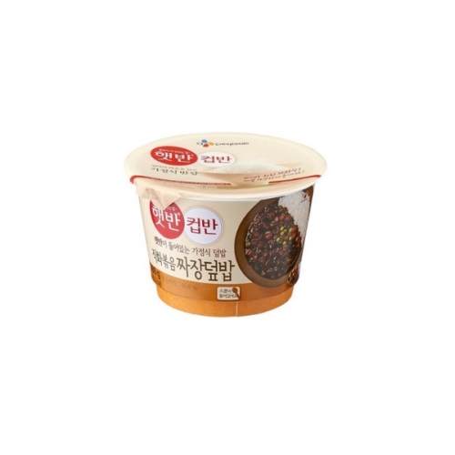 CJ제일제당  햇반 컵반 직화볶음 짜장덮밥 280g