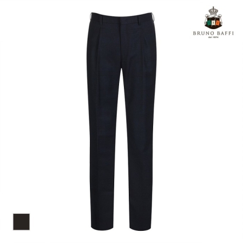 인디안 브루노바피 원턱 순모 체크정장바지 MAC-GBVW-95-31