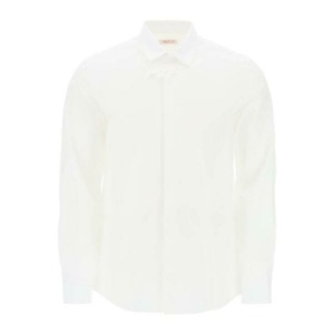 발렌티노 포플린 패치 셔츠 4V0AB76FA11 0BO