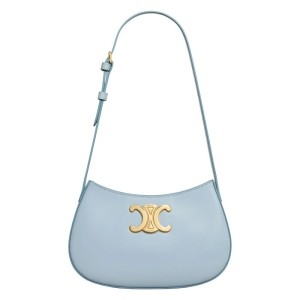 셀린느 페일 블루 미디엄 샤이니 트리옹프 틸리 숄더백_115703BF4 07PB