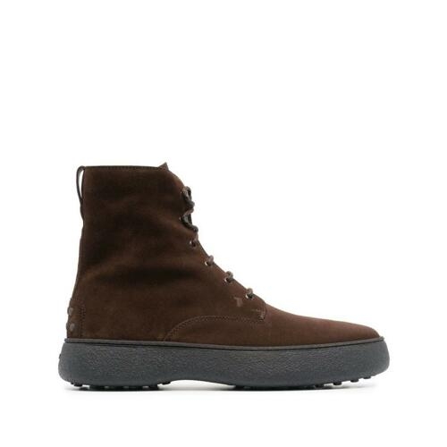 토즈 레이스업 스웨이드 부츠 FW22 XXM09J0GK50R E0S611