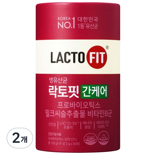 종근당건강 락토핏 간케어 유산균 2g 60포