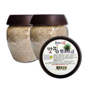 6형제 소금밭 맛핌 육형제 신안 천일염 함초소금 750g 2개