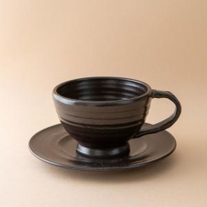 이천도자기 옹기 주름 커피잔 받침 세트 250ml 찻잔