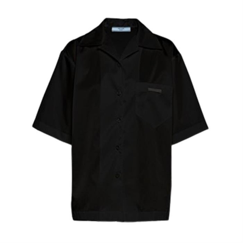 프라다 리나일론 개버딘 반팔 셔츠 240691 1WQ8 F0002