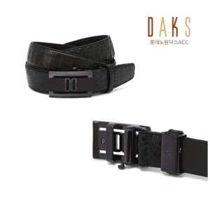 닥스 D E4E760BK Premium CAIMAN 블랙 프리미엄 악어가죽 자동벨트