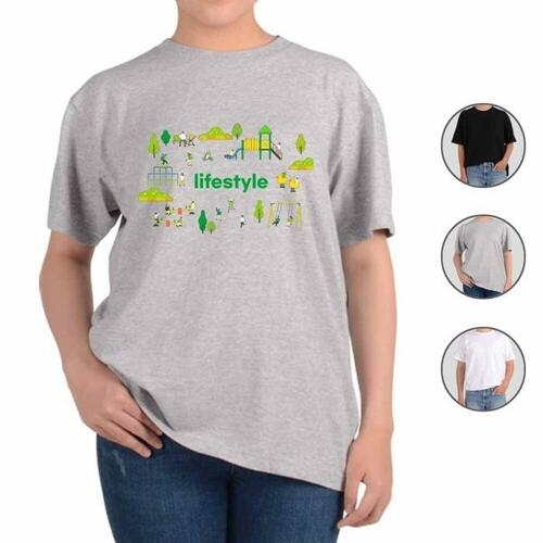 라이프스타일 OFKN2651소확행 맞춤 반팔티