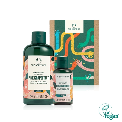 더바디샵 핑크 그레이프후룻 샤워젤 2종 선물세트