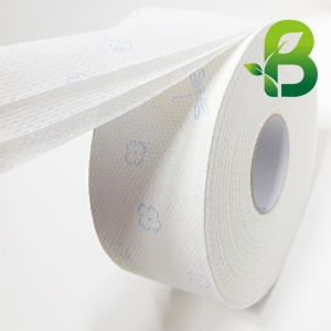 부드리 꽃무늬 3겹 점보롤 200m