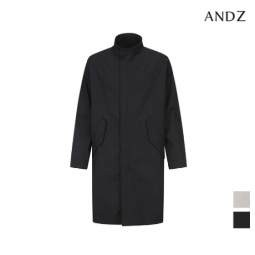 ANDZ 하이넥 오버핏 트렌치 코트_BZC1CG1102