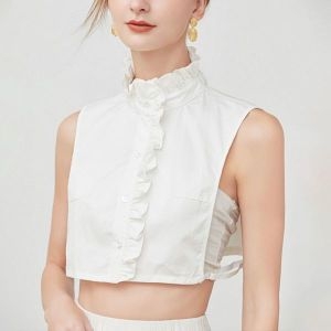 시드마켓 프릴코튼넥페이크카라 402J946S 빅사이즈 여성