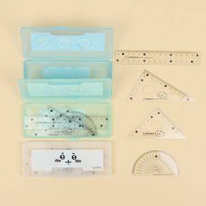 필박스  치이카와 삼각자 각도기 세트