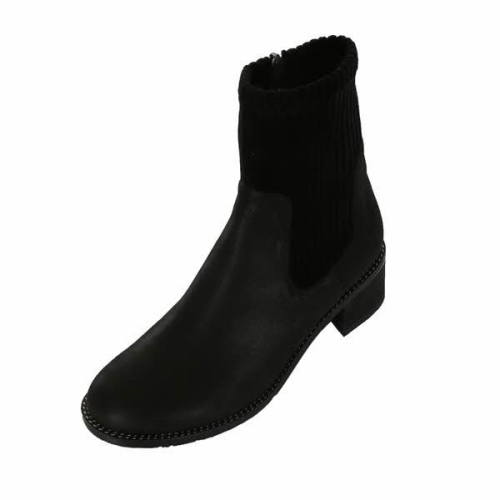 소다 여성 니트 삭스 앵클부츠_ALB116GN10