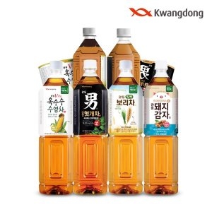 광동제약 V라인 옥수수수염차 1.5L 6개 + 헛개차 1.5L 6개