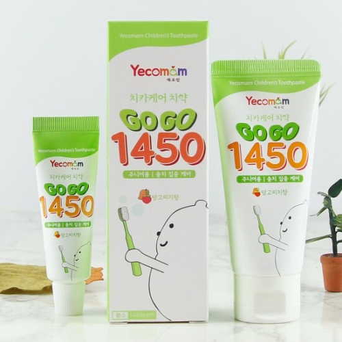 예꼬맘 고고 불소 1450 어린이 치약 60g