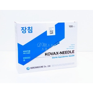 한국백신 일회용 주사침 롱니들 장침 23G 100mm 100개