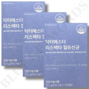 에스더포뮬러 닥터에스더 리스펙타 질유산균 350mg 30캡슐