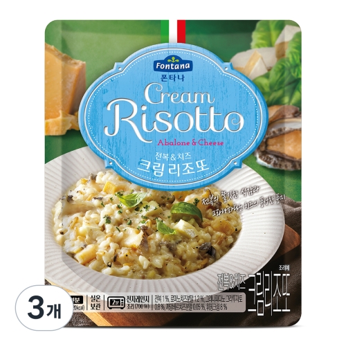 샘표식품 폰타나 전복 앤 치즈 크림 리조또 250g