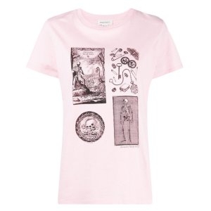 알렉산더맥퀸 신상 맥퀸 로고 스컬 패턴 반팔티 651373 QZACK 0614