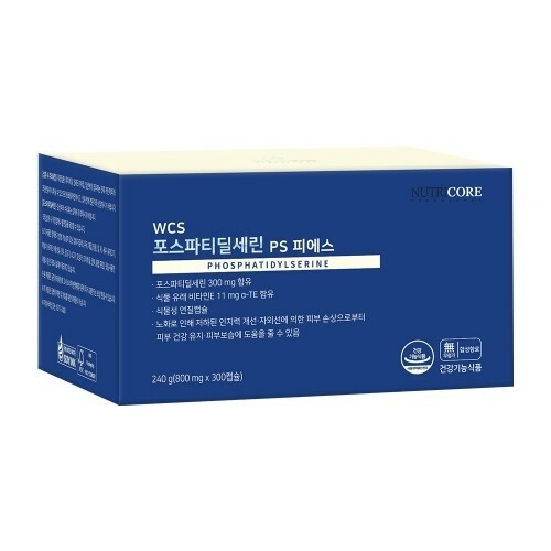  뉴트리코어 WCS 포스파티딜세린 800mg 300캡슐 [1개]