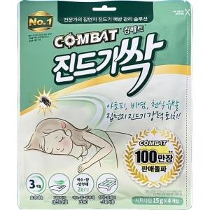 컴배트 진드기싹 15g x 4개입