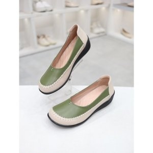 조이 가죽 여성 캐주얼 로퍼 단화 5cm CDSP500261