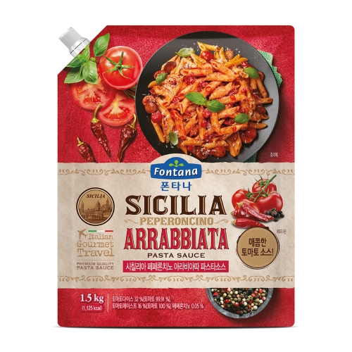 폰타나 시칠리아 페페론치노 아라비아따 파스타소스 1.5kg