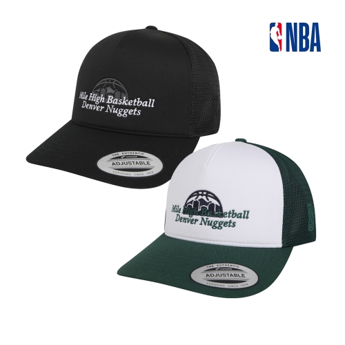 NBA 남녀공용 DEN 레트로 5패널 메쉬 하드볼캡 N245AP478P