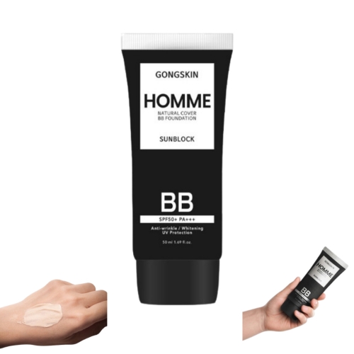 공스킨 옴므 내추럴 썬크림 BB 파운데이션 50ml