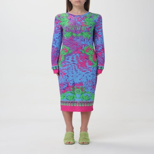 베르사체 롱 원피스 76HAO9P8JS331 261 Blue