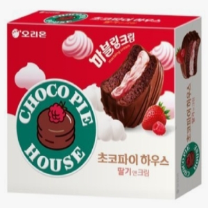 오리온  초코파이 하우스 딸기앤크림 408g