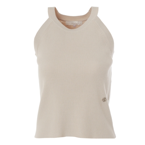 Ab.f.z 넥선포인트민소매 골지니트 APY5QWZ1G